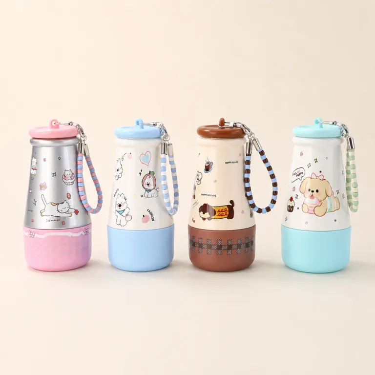 450ml 316 Stainless Steel Kids Water Bottle with Handmade Handle