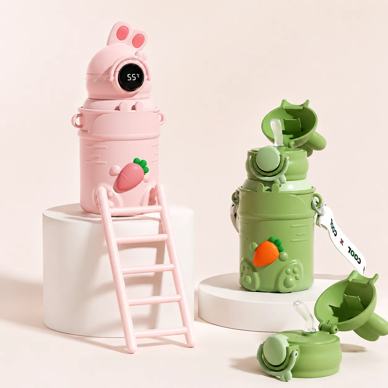Custom kids stainless steel water bottles