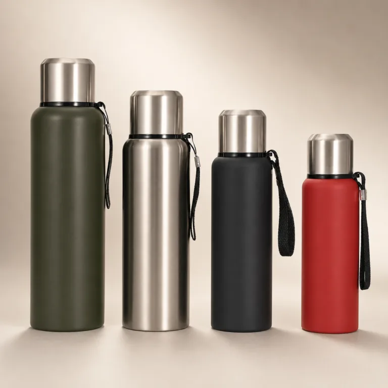 500ml 750ml 100ml 304 Stainless Stainless Sports Water Bottle with Strap