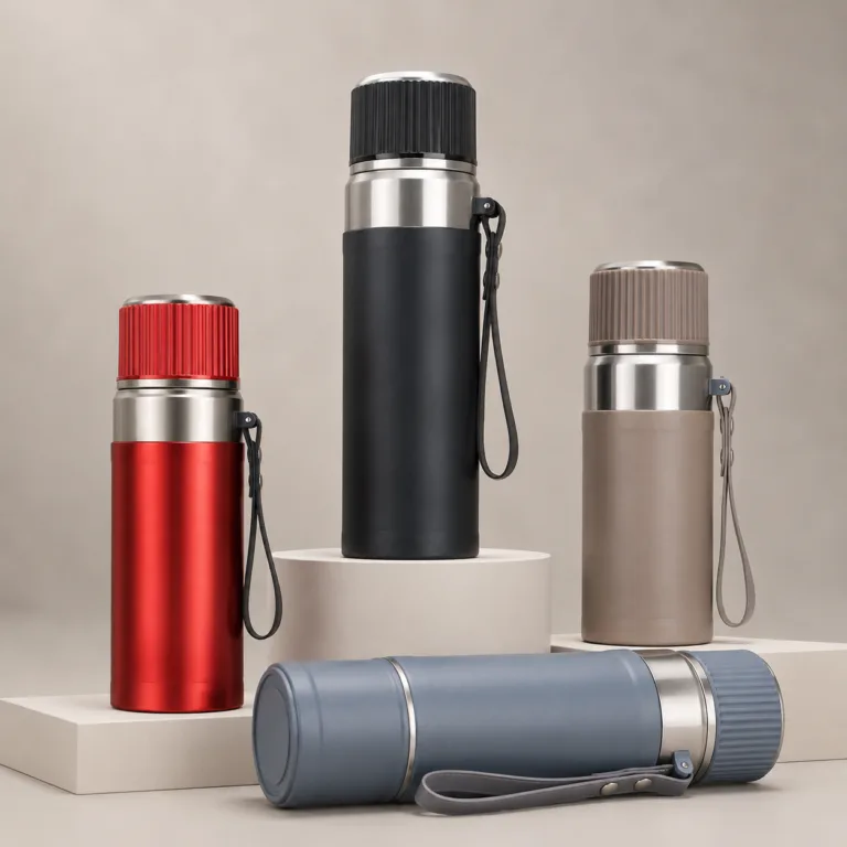 750ml 316 Stainless Stainless Outdoor Sports Water Bottle with Strap