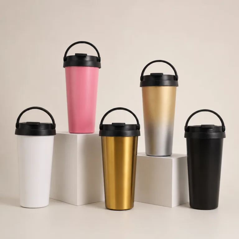 500ml 304 Stainless Steel Coffee Tumbler with Handle