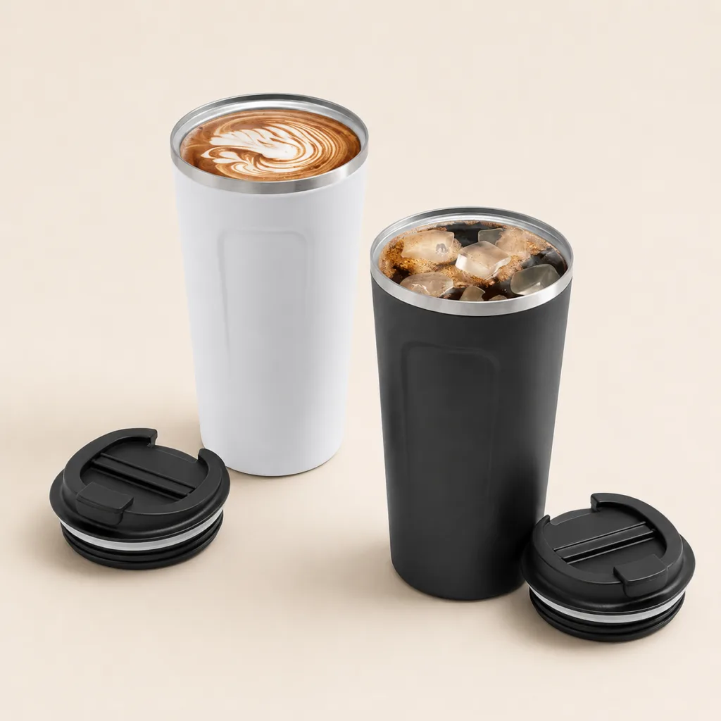 380ml/510ml Classic Stainless Steel Coffee Tumbler