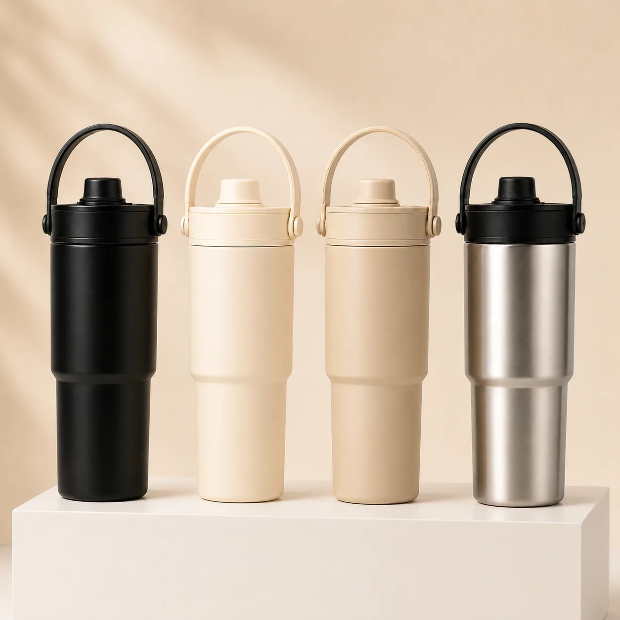 Custom stainless steel tumblers and travel mugs