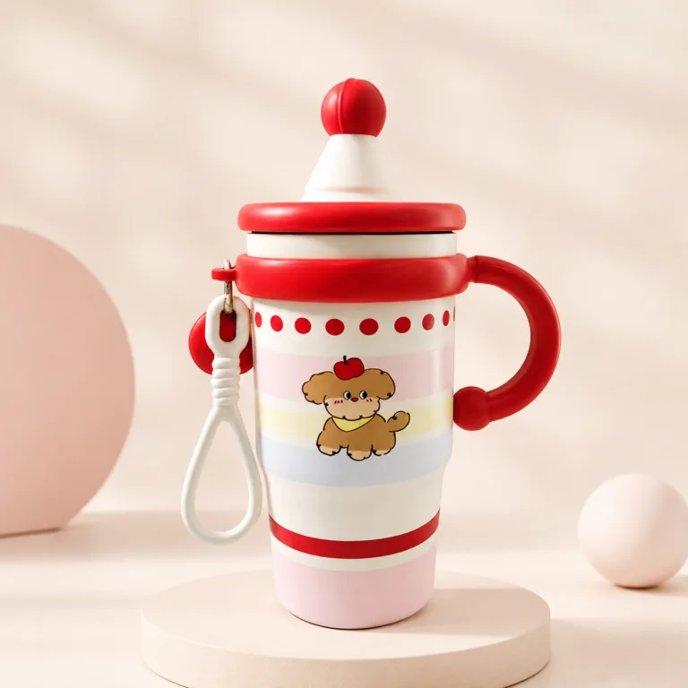 800ml Stainless Steel Insulated Water Bottle with Strap