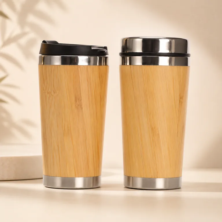 450ml Stainless Steel Bamboo Cup/Tumbler
