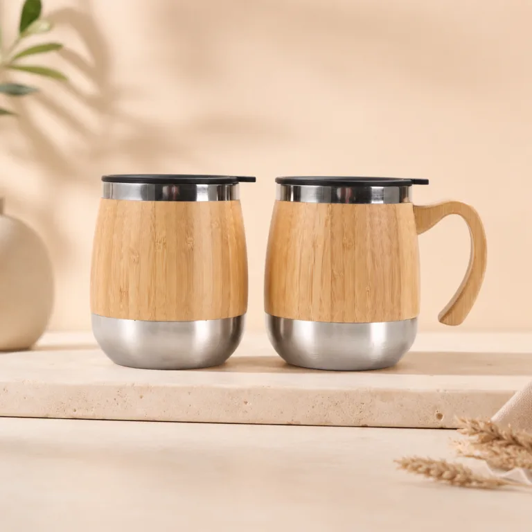 450ml 304 Stainless Steel Bamboo Egg Cup