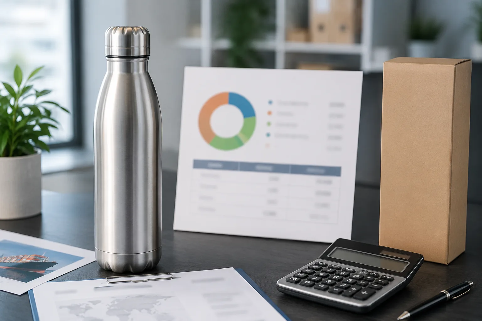 An infographic showing the cost breakdown of a retail product