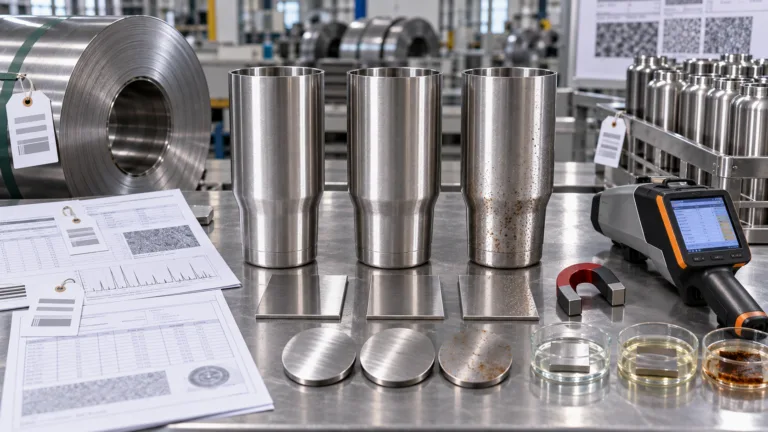 304 vs 316 vs 430 Stainless Steel for Tumblers: Which is Right for Your Brand?