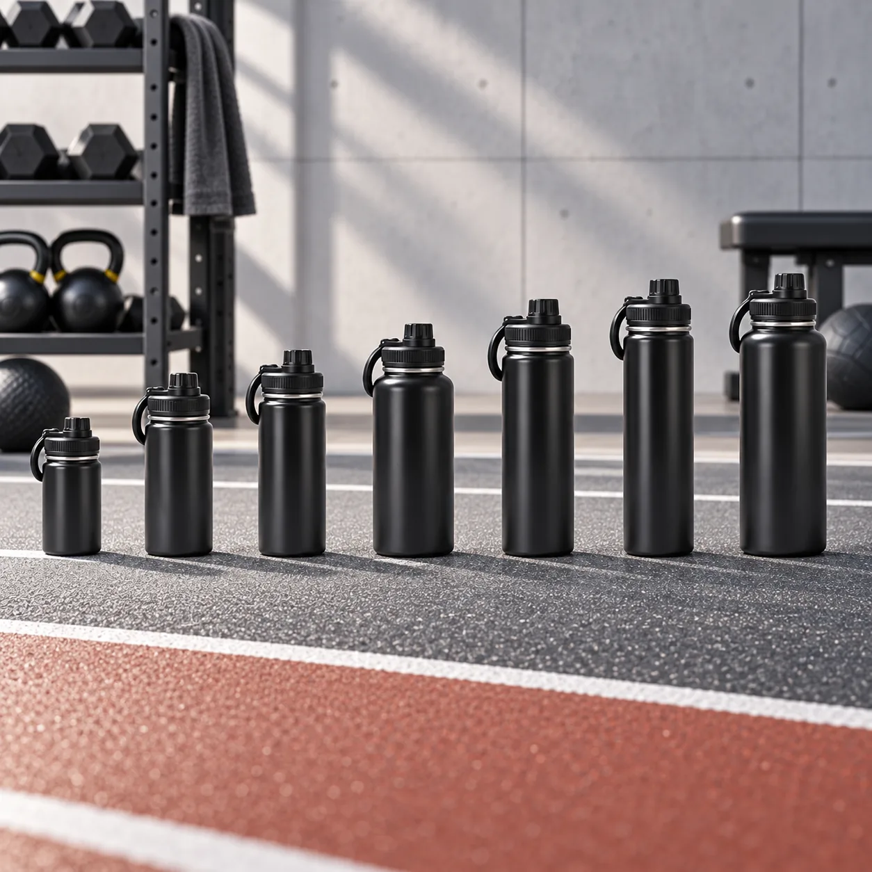 1L outdoor stainless steel water bottle