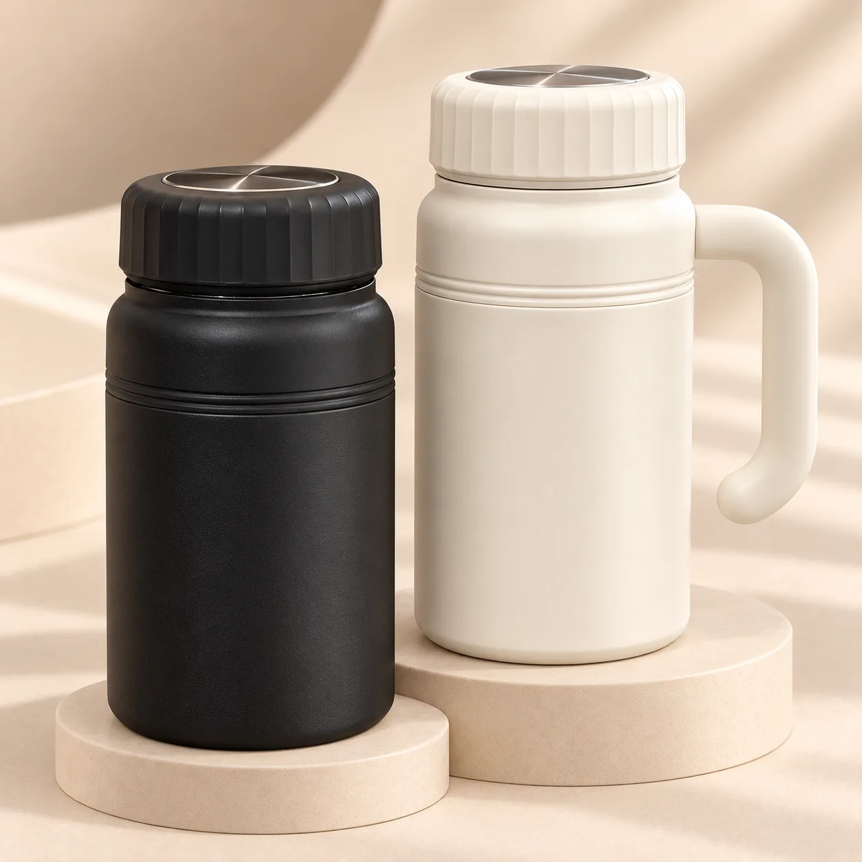 500ml screw lid stainless steel water bottle