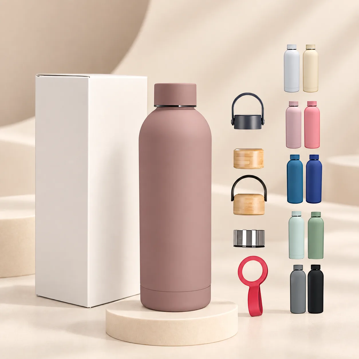 500ml matte finish bottle