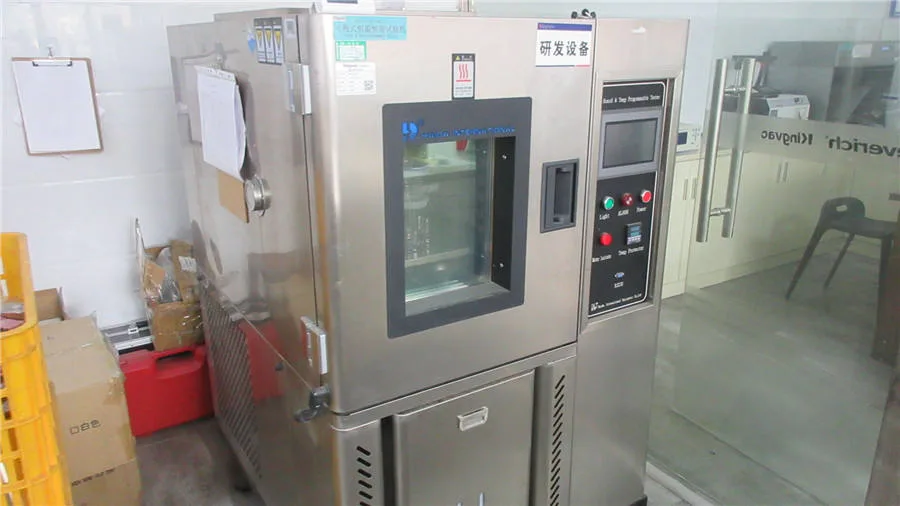 Insulated drinkware being tested with temperature measurement equipment