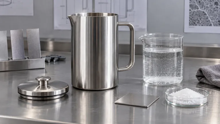 Can you put salt water in a stainless steel jug?